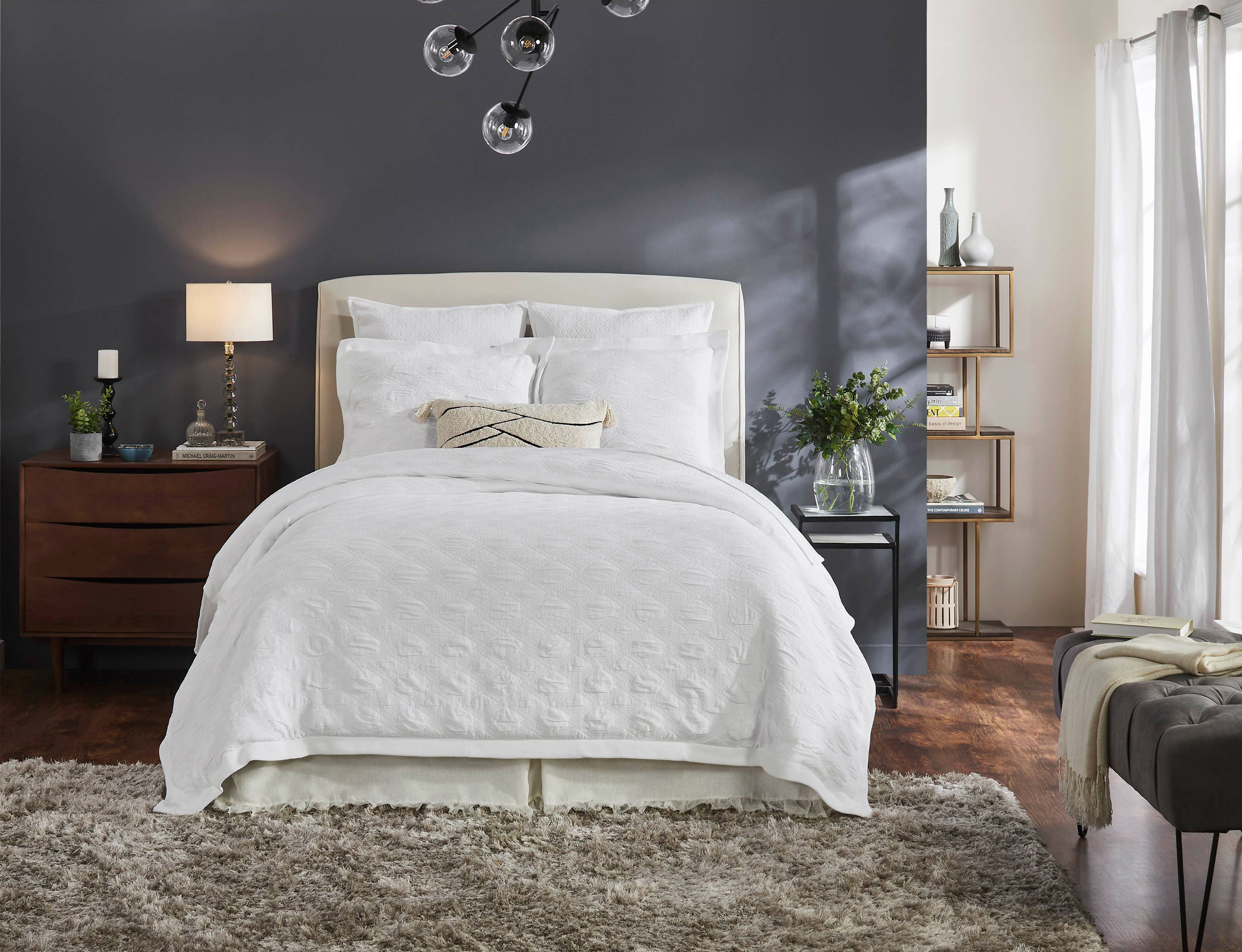 India's Heritage – wholesale Duvet cover – Chloe Duvet Cover and Shams, White