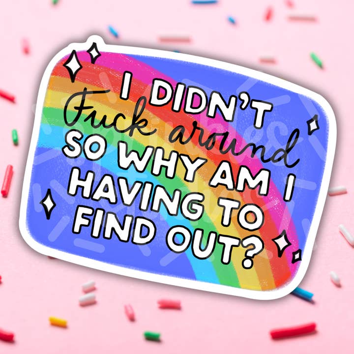 FAFO Vinyl Sticker for wholesale by Sprinkles Studios