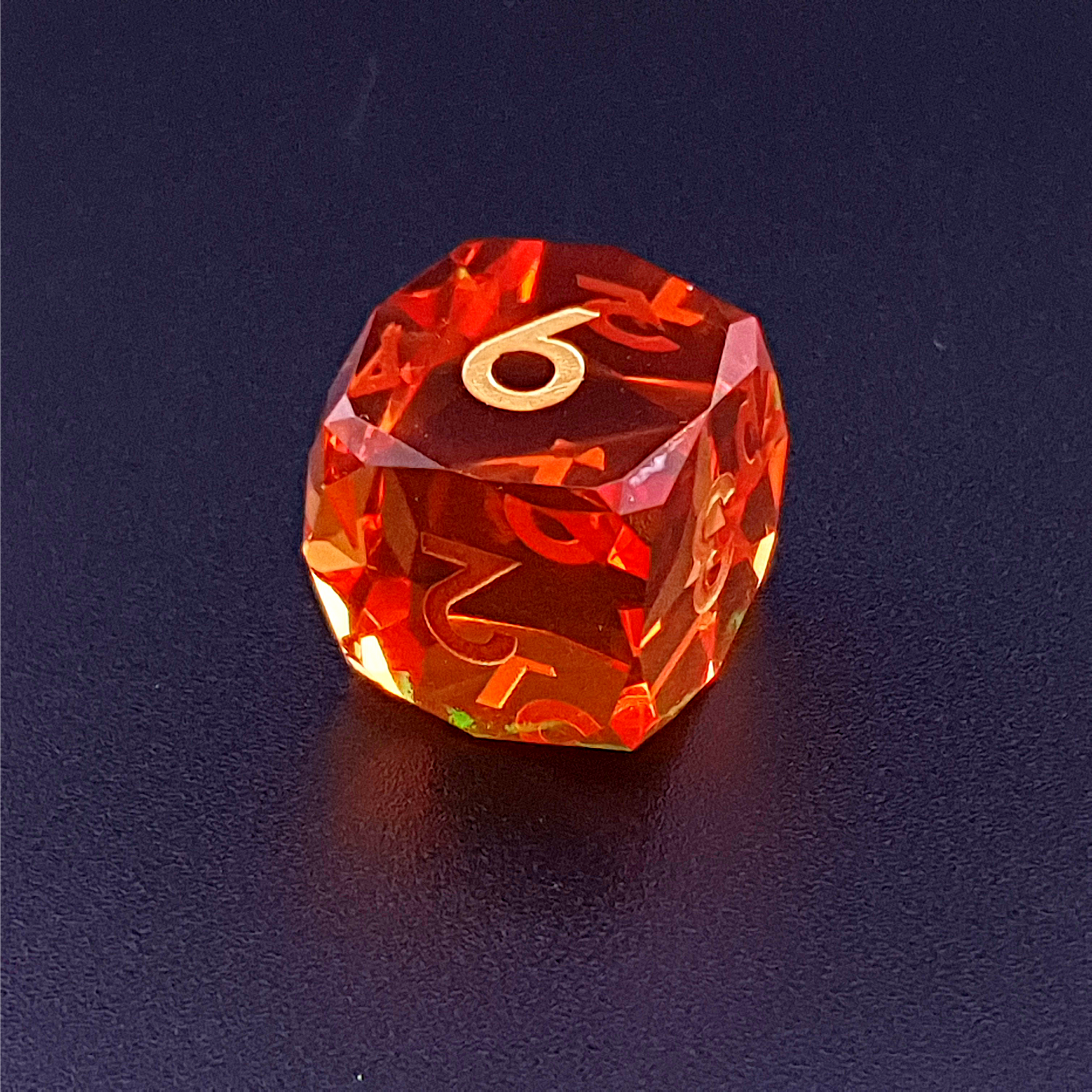 Tabletop Dominion Limited - Wholesale Dice - Molten Prism | Diamond Cut Sharp Edge Resin | 7 Piece Dice Set3