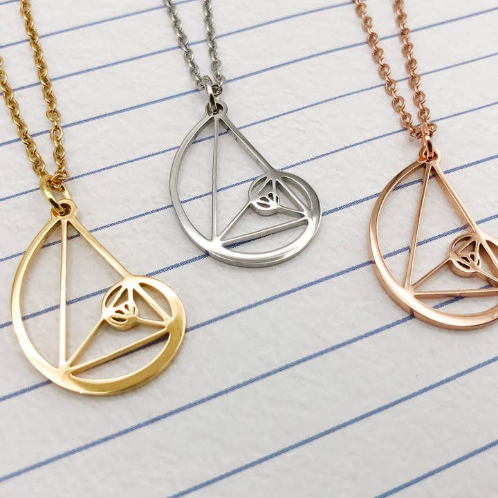 Ad Astra Boutique - Wholesale Pendant/Charm Necklace - Golden Ratio Math Necklace