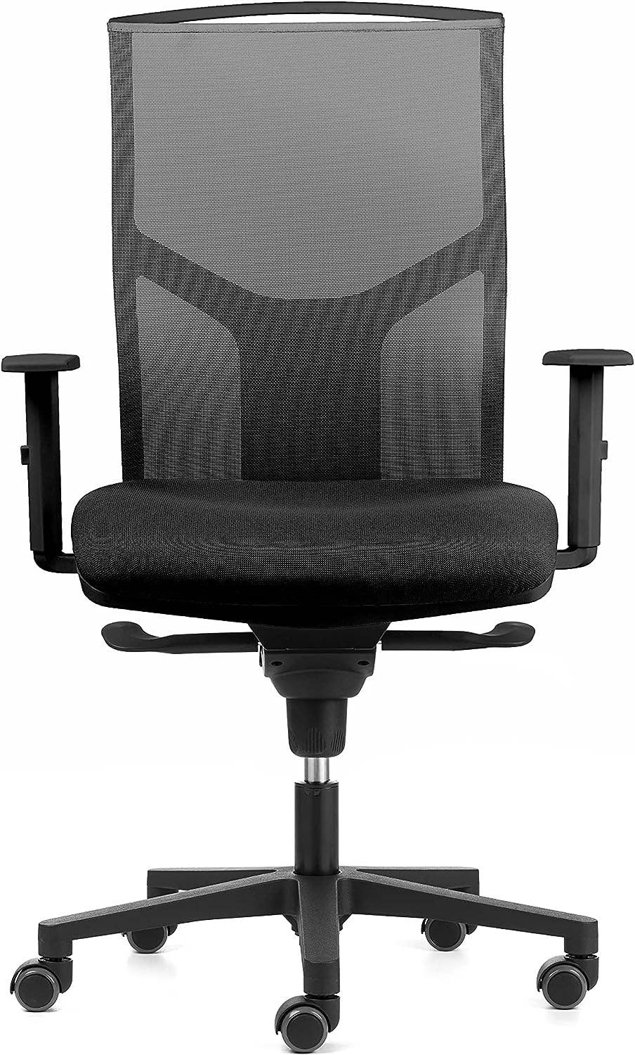 MEDEL OFFICE - Vente Chaises - Chaise de bureau ergonomique avec roulettes et accoudoirs réglables1