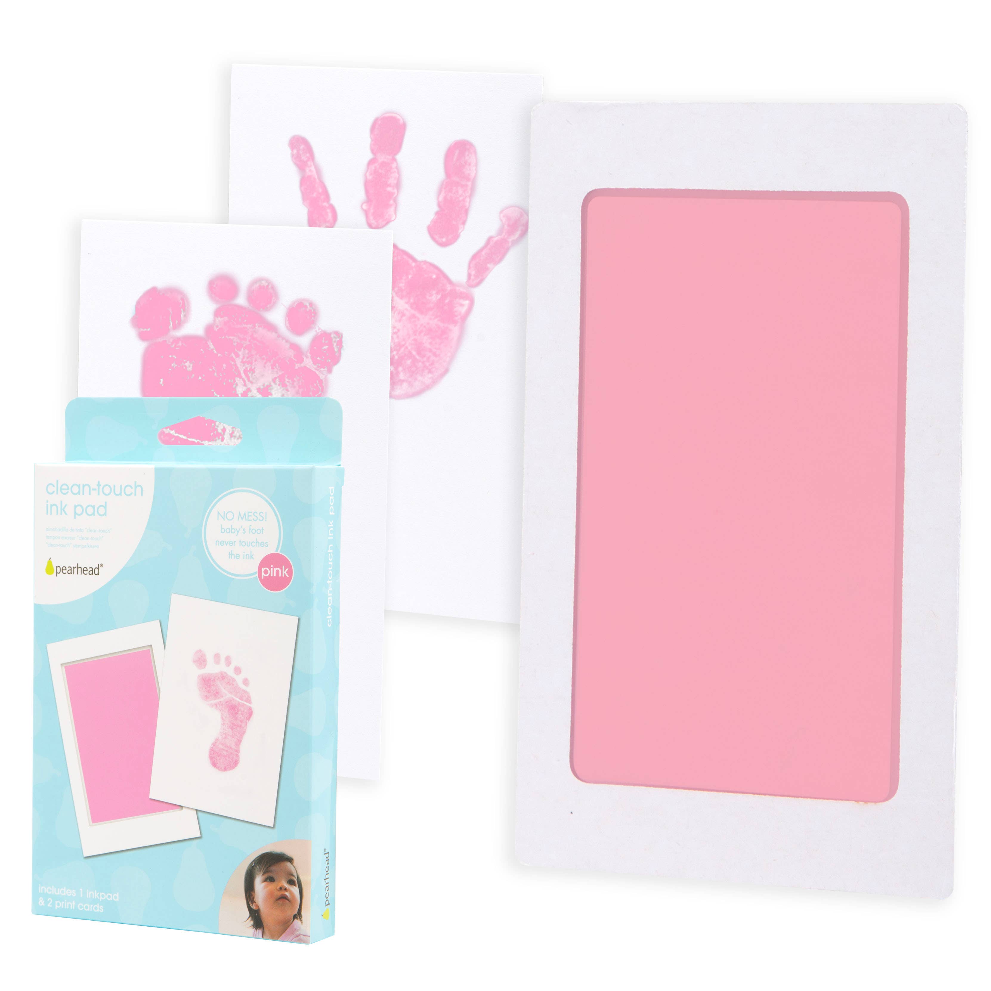 Pearhead - Wholesale Hand & Footprint Kit - Kids & Baby - Baby Handprint or Footprint Clean-Touch Ink Pad Kit2
