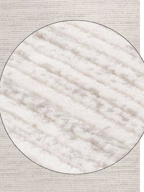 Tapete Risca Carmel Creme-Cinzento | 6010 por atacado de THE RUGS