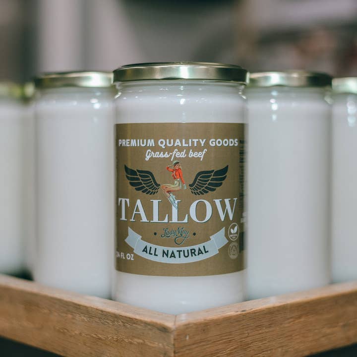 May's Market @ TLM - Wholesale Body Balm/Butter - Lady May 24oz. Premium Quality Beef Tallow (CASE of 12)