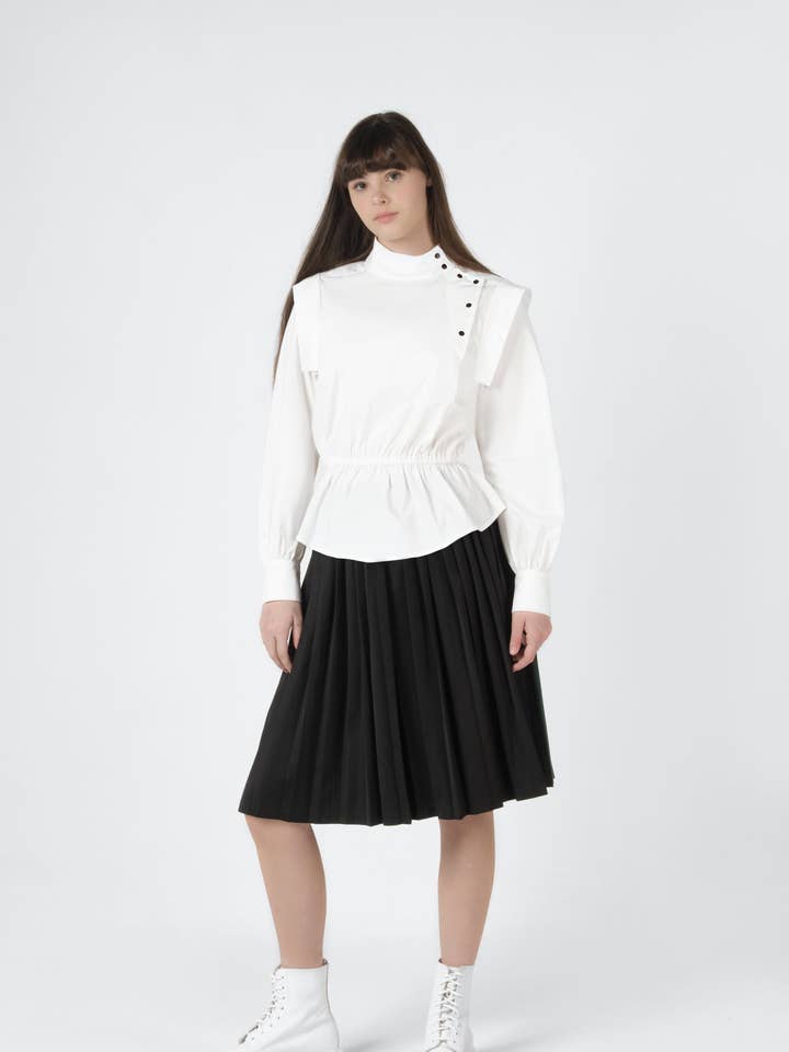 Camisa Snaps Negra para venta al por mayor de Zaikamoya