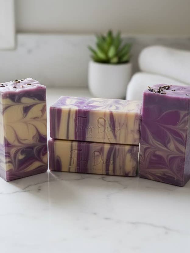 Lavendel Blumen Seife für den Großhandel von Friz Drip Bath & Body