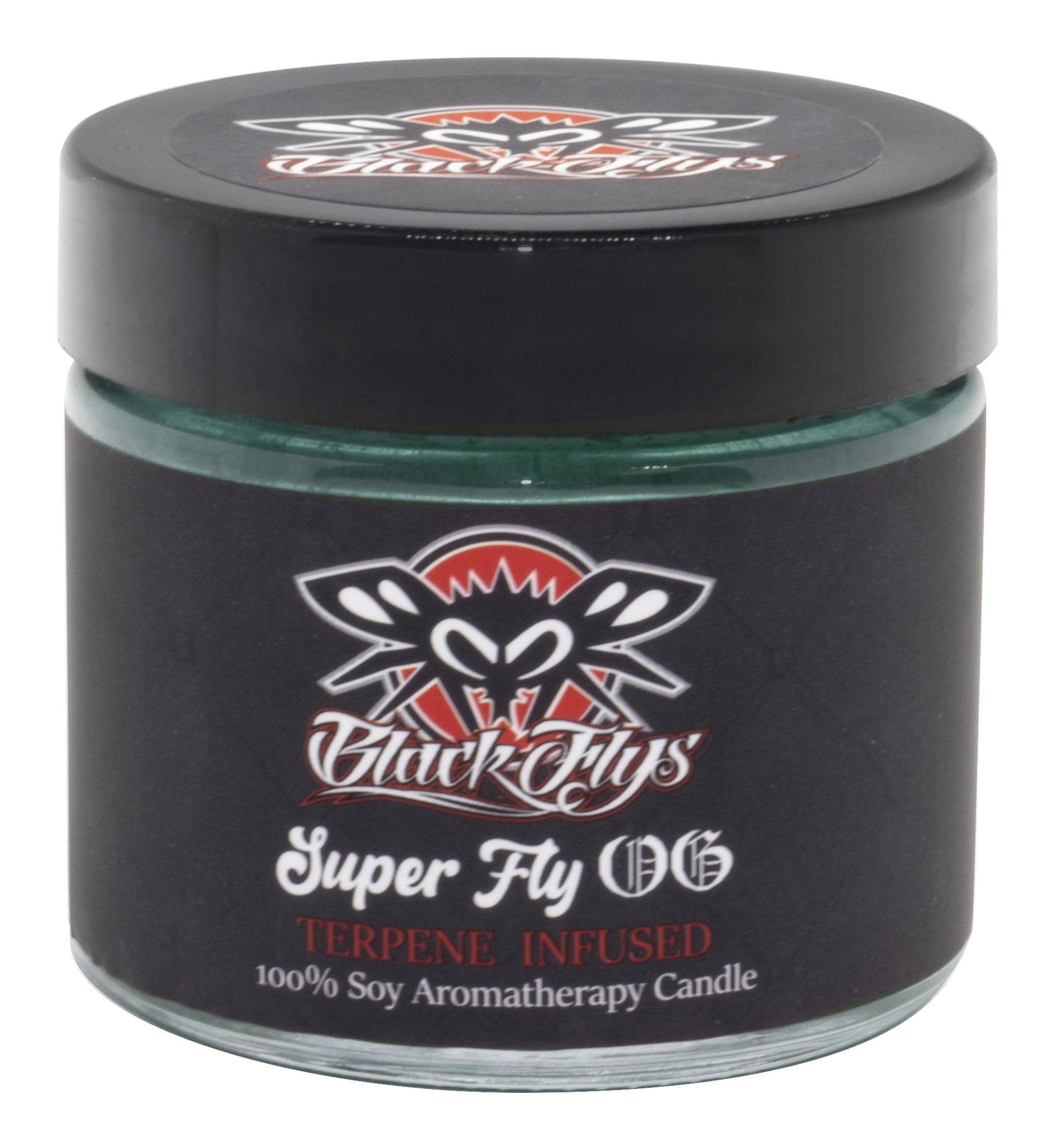 Black Flys Eyewear - Wholesale Jar/Filled Candle - Super Fly OG Candle1