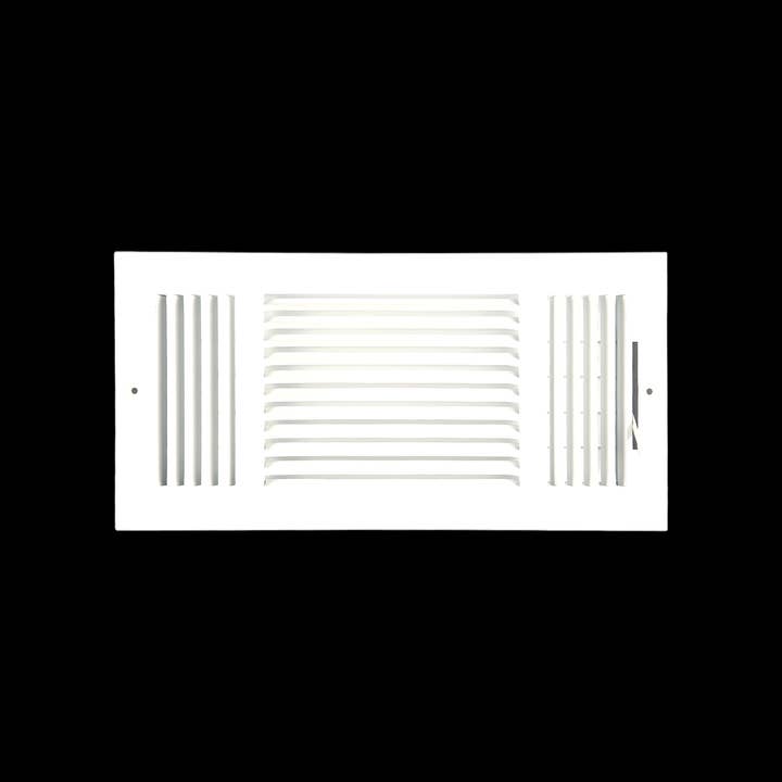 Three Way Side Wall/Celling Register 3SW 14"x6" for wholesale by PRIMA DECORATIVE HARDWARE INC