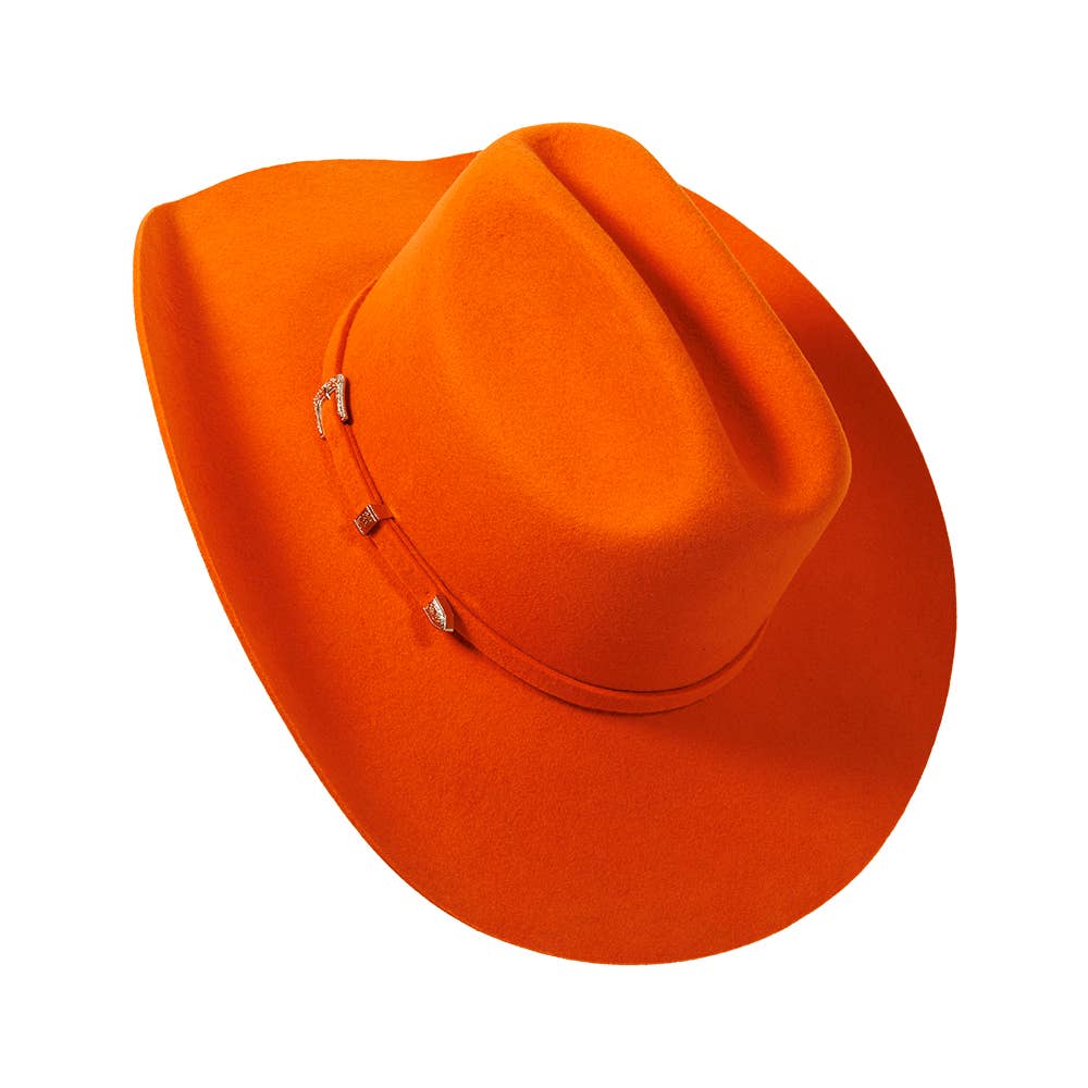 American Hat Makers - Wholesale Cowboyhoed - Uniseks - 100% wollen vilten western cowboyhoed - Style Cattleman54