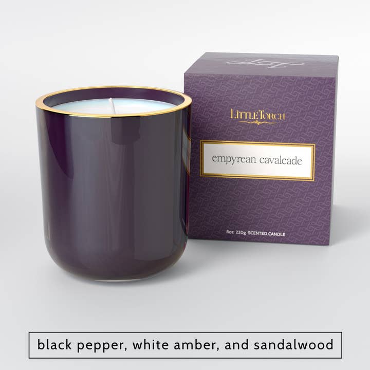 empyrean cavalcade (black pepper, amber, and sandalwood) for wholesale by Little Torch