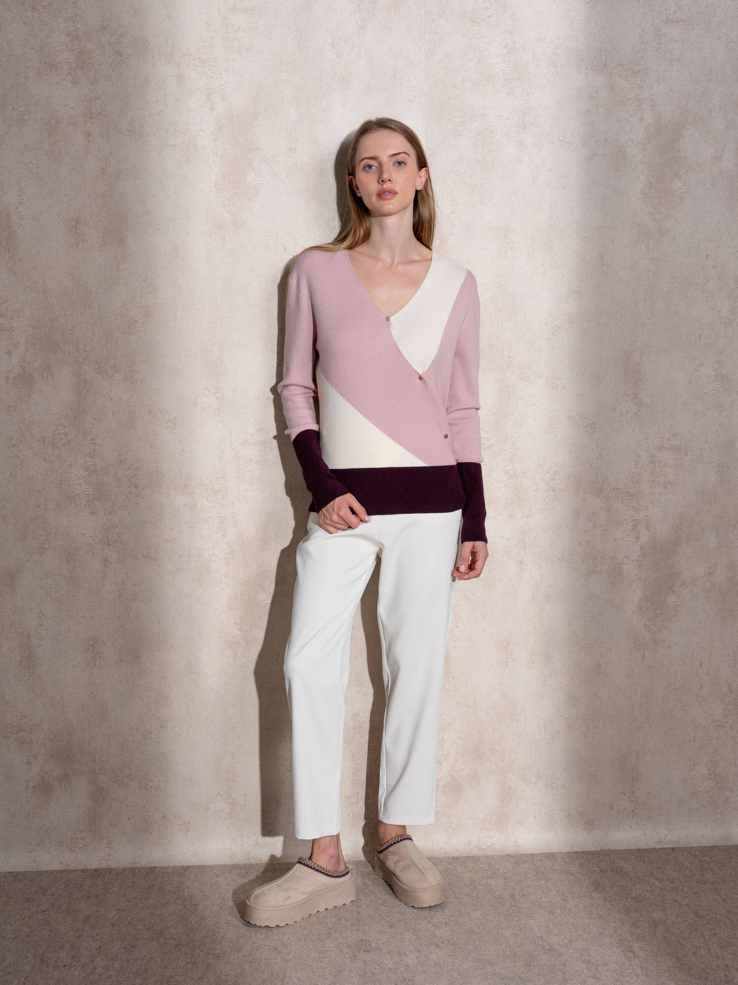 SMF - Vendita all'ingrosso Maglione tricot - Donna - 259100 - CACHE COUER 49%VI 28%PE 23%NY0