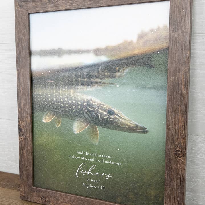Summer Snow Art - Wholesale Art Print - Follow Me And I Will Make You Fishers Of Men Fish Art