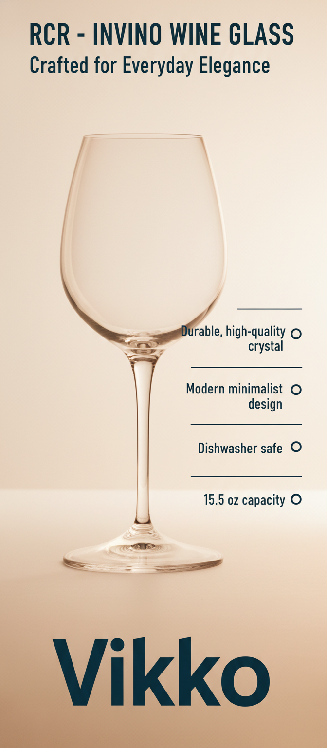 Kadra Kitchenware - Wholesale Wijnglas - RCR - Invino, wijnglas, 15,5 oz3