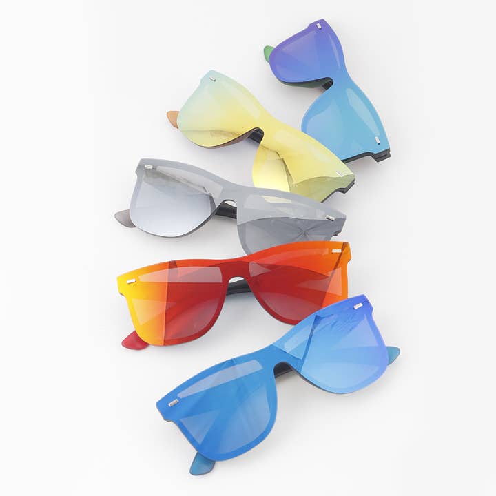 Rimless Square Polarized Sunglasses for wholesale by 3AM BY H&D ACCESSORIES