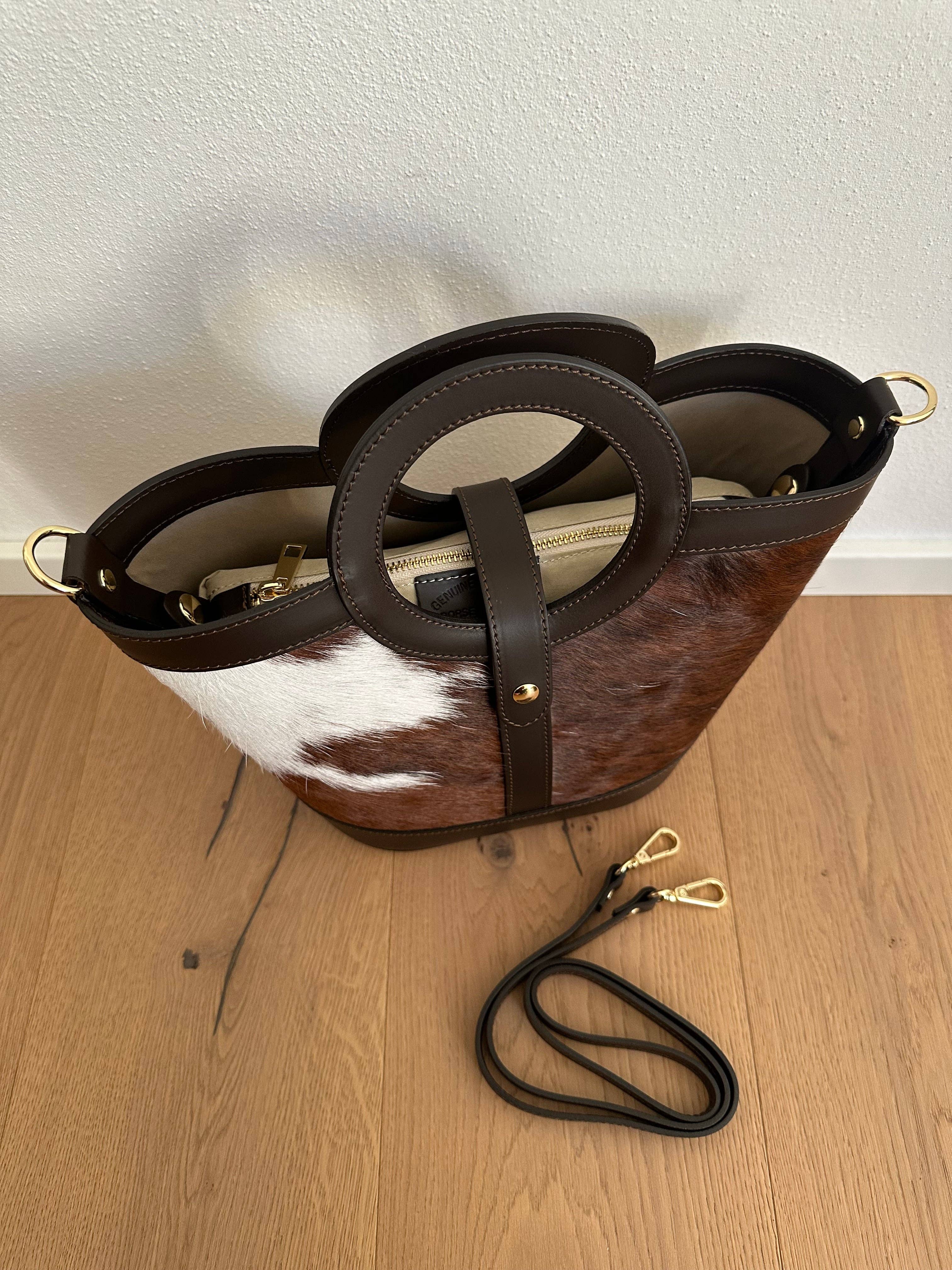 Zhade - Wholesale Top Handle Bag - Women's - CIRCLE- "little horse"4