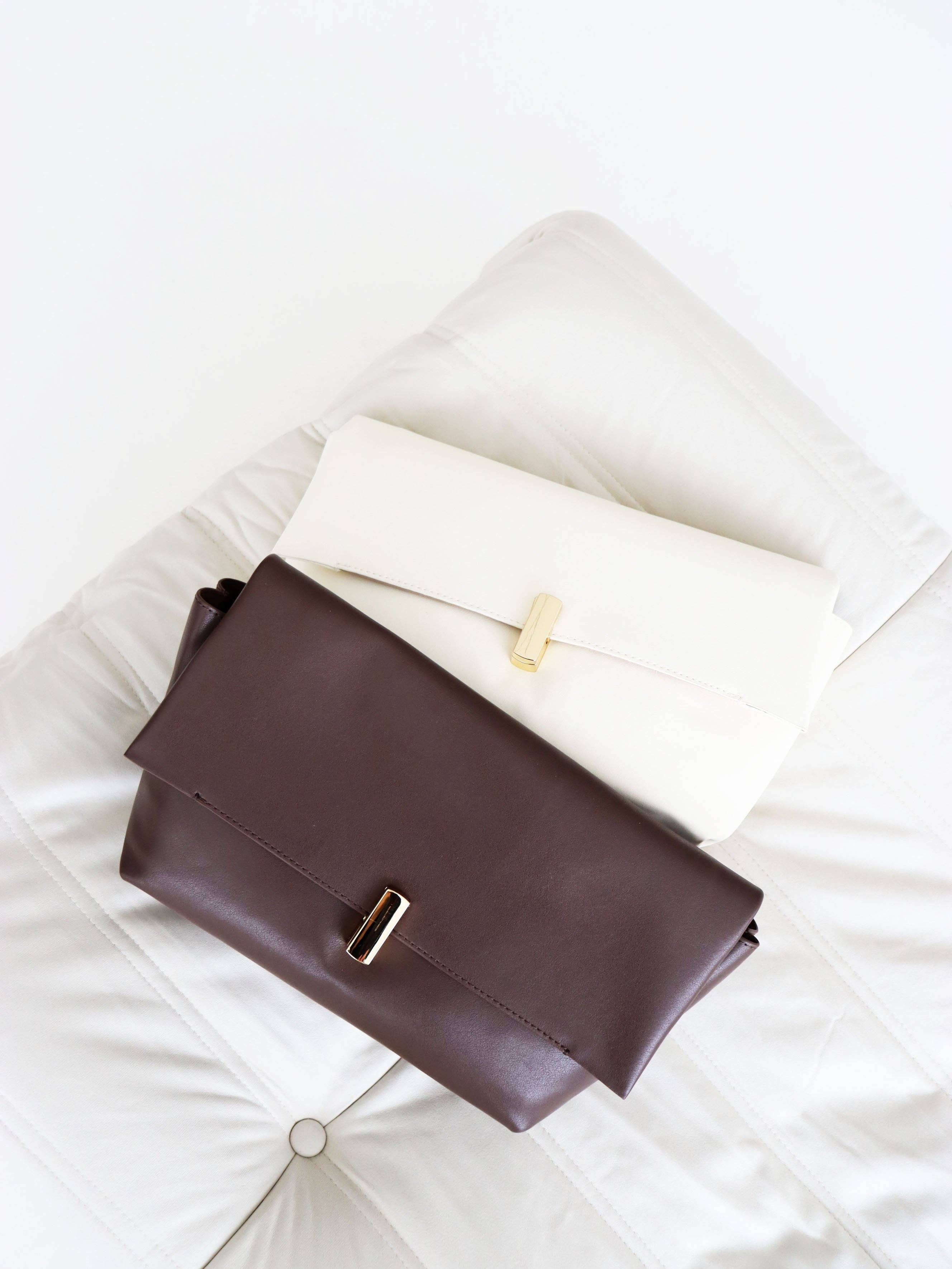 Angels Whisper Accessories - Vendita all'ingrosso Pochette - Donna - Borsa a Mano L&S Nova in Marrone3