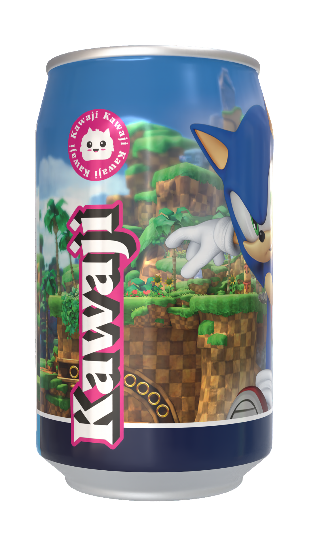 Kawaji – Großhandel Soda/kohlensäurehaltiges Getränk – Sonic the Hedgehog Spinberry - Blaubeer-Geschmack Limonadendose 330ml Standard2