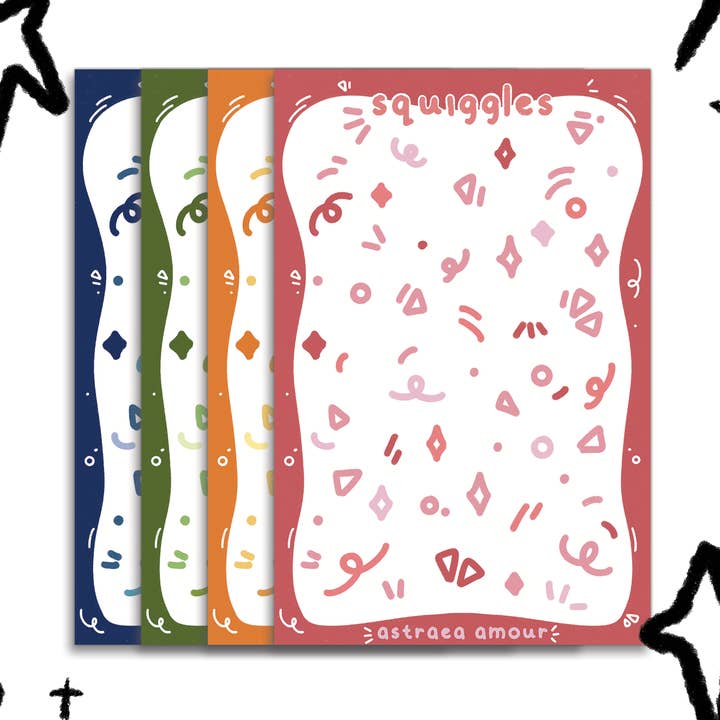 Hoja de pegatinas de garabatos para venta al por mayor de Astraea Amour