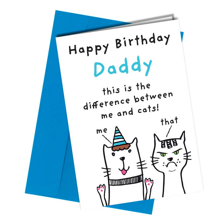 Close to the Bone Greeting Cards and Gifts – Engroshandel Fødselsdagskort – Fars fødselsdagskort fra hunden/ Sjov/ Katte/Kæledyr #341