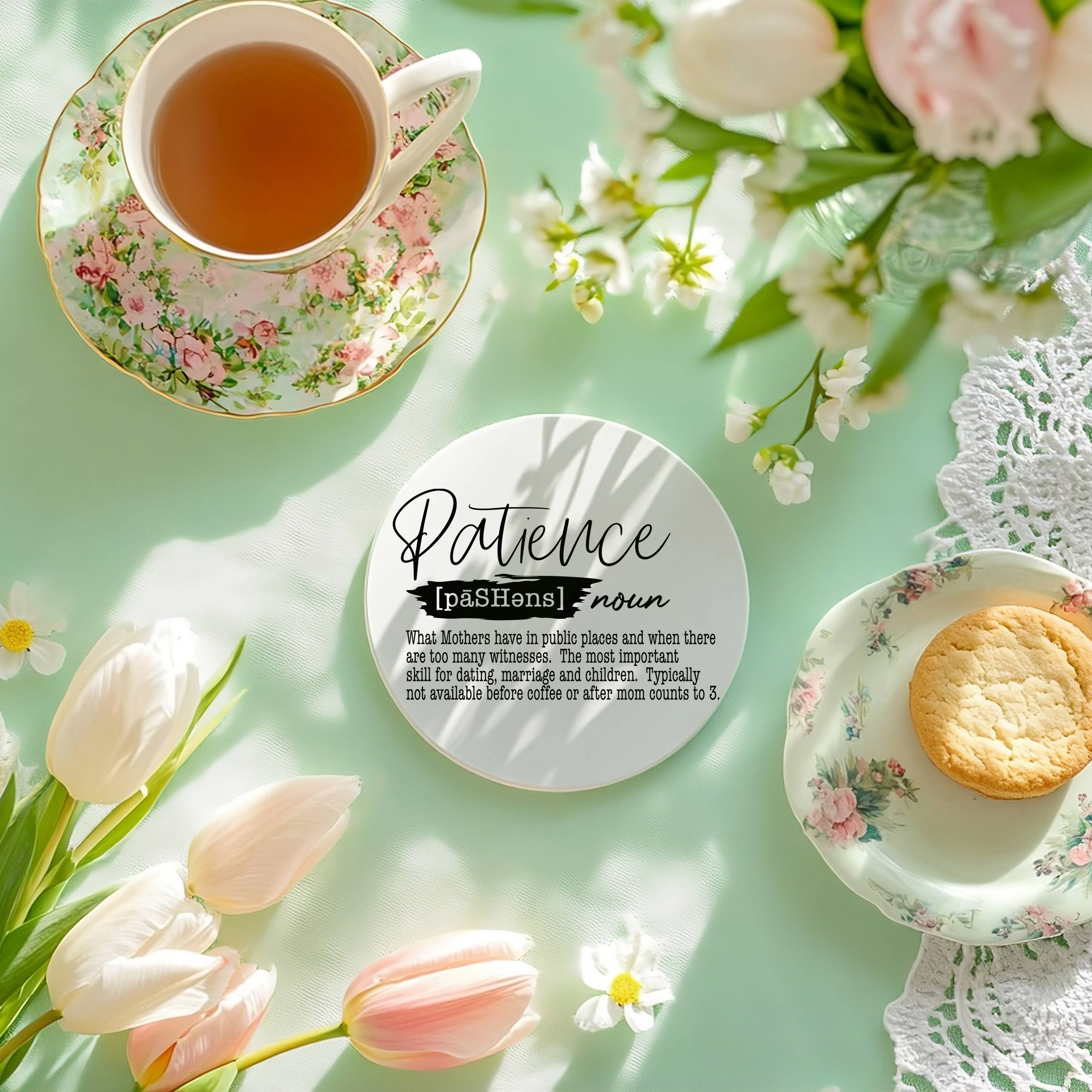 Gia Roma - Wholesale Onderzetters - Unieke cadeaus voor hem + haar grappige, keramische onderzetter humorsets67