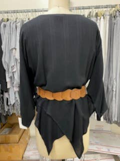 DAIRI - Wholesale Belt - Women's - B108 handmade 100% leather Belt with silver buckle Tan5