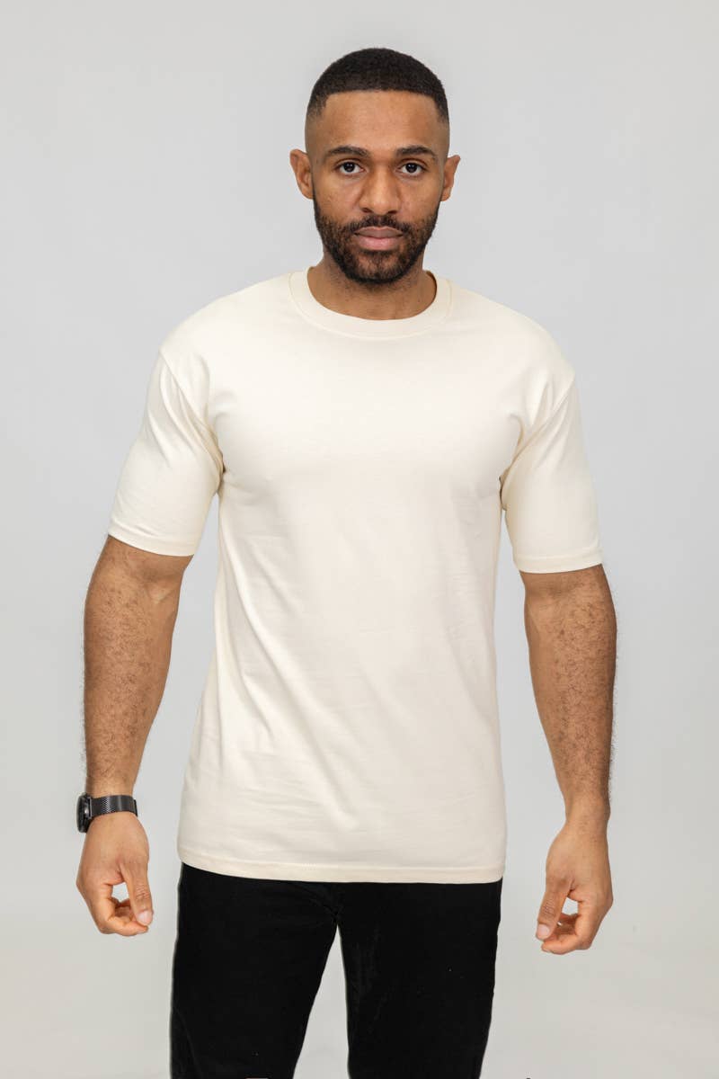 Zayne Paris - Wholesale T-Shirt - Men's - plain oversized round neck t-shirt tx920-20