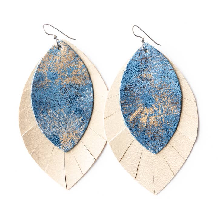 Maymont mit cremefarbenen mehrlagigen Lederohr für den Großhandel von KEVA