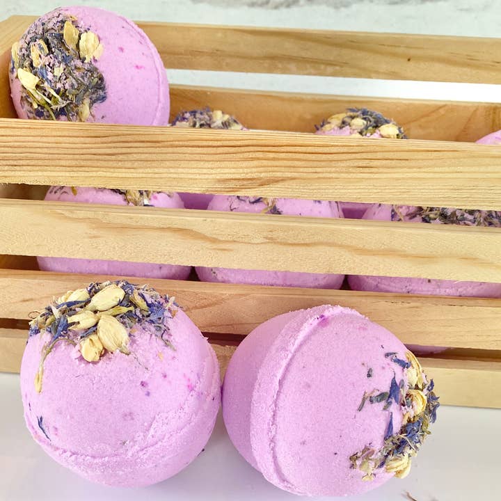 Lavender Bath Bomb, Dream Weaver Bath Bomb for wholesale by The Burlap Barn Company