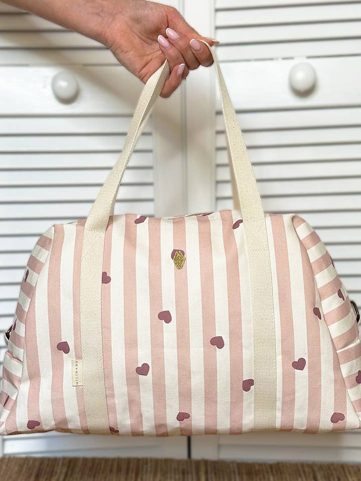 Changing bag - Joseph - Candy Cane for wholesale by Milinane
