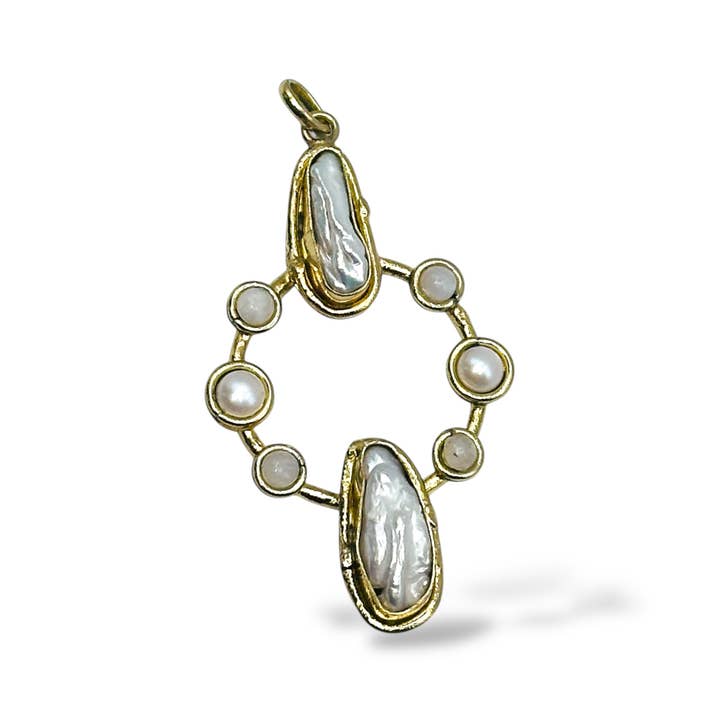 Ivory Halo Pendant for wholesale by Koda Wearables