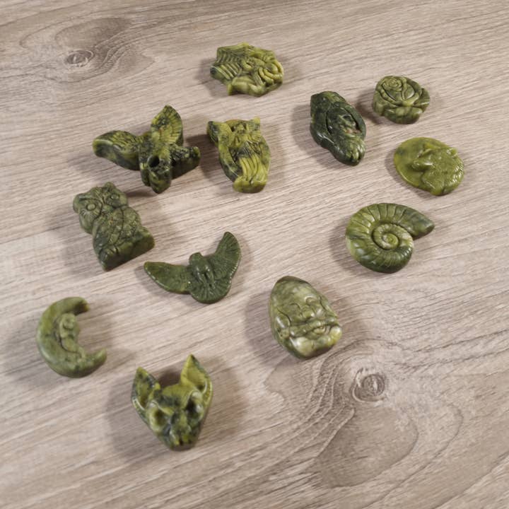 Keystone Crystals - Wholesale Decorative Figurine - Serpentine Figurine in Assorted Style Carving