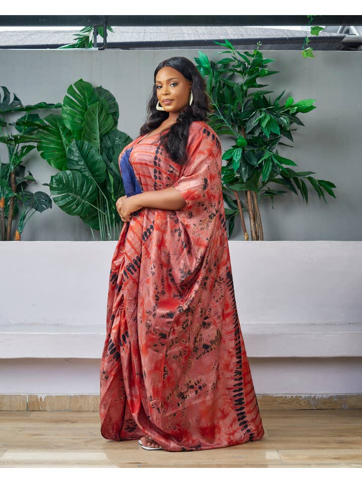 CUMO London – wholesale Kaftan - Dam – Nytt i afrikansk Kaftan Boubou Bubu Maxiklänning - Amiri
