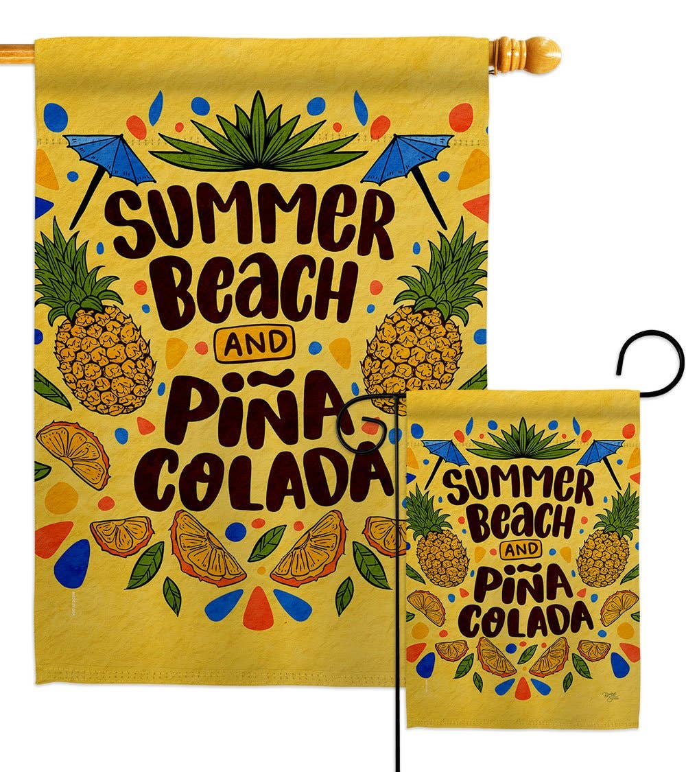 Two Group Flag Co – wholesale Flagga – Sommar Pina Colada Drycker Cocktail Frukt Dekor3