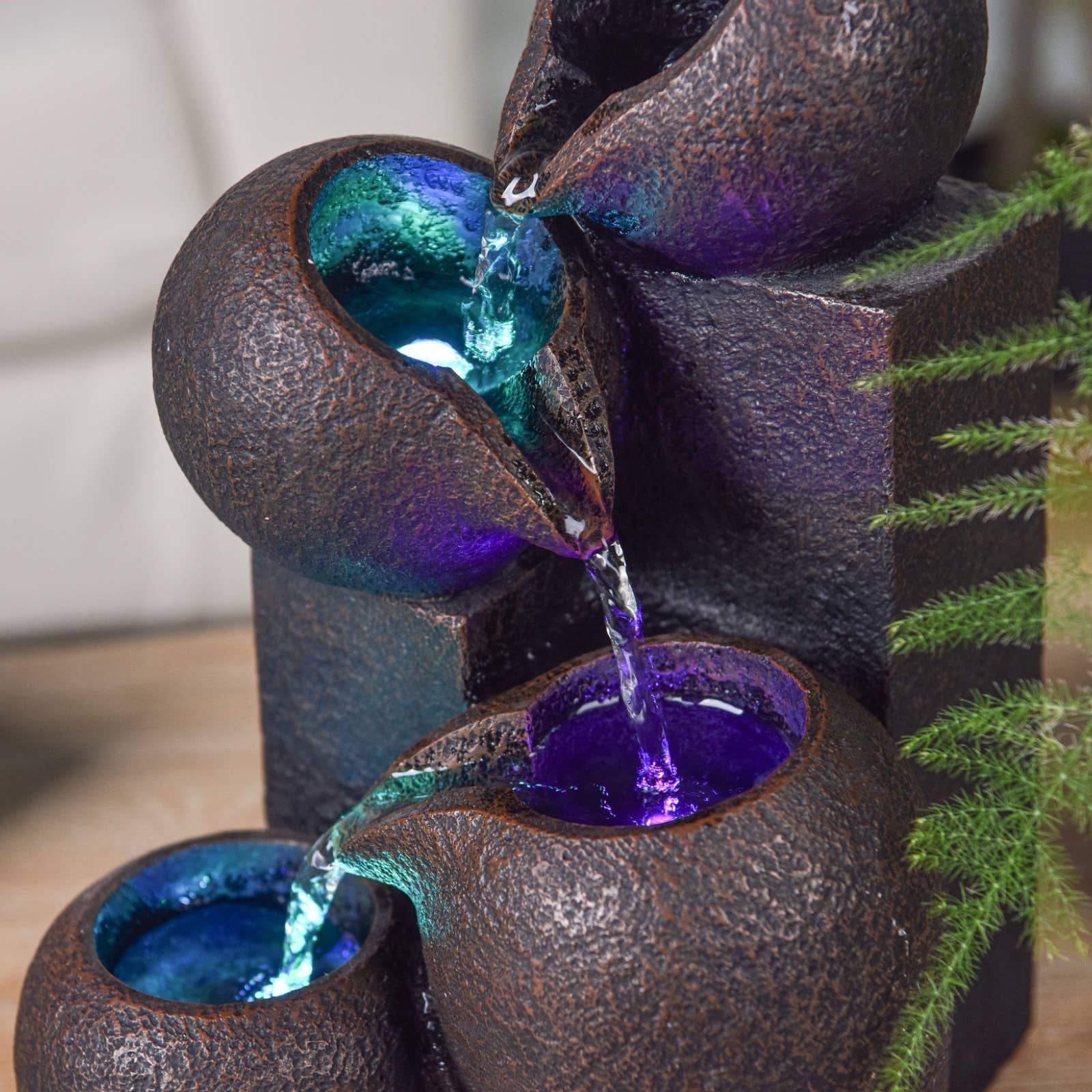 Zen'Arôme – wholesale Dekorativt bordsobjekt – Luba Zen inomhusfontän - Zen och avkopplande atmosfär9