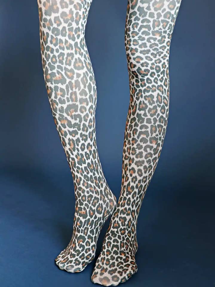 Tabbisocks - Wholesale Tights - Women's - Leopard Pattered Tights1