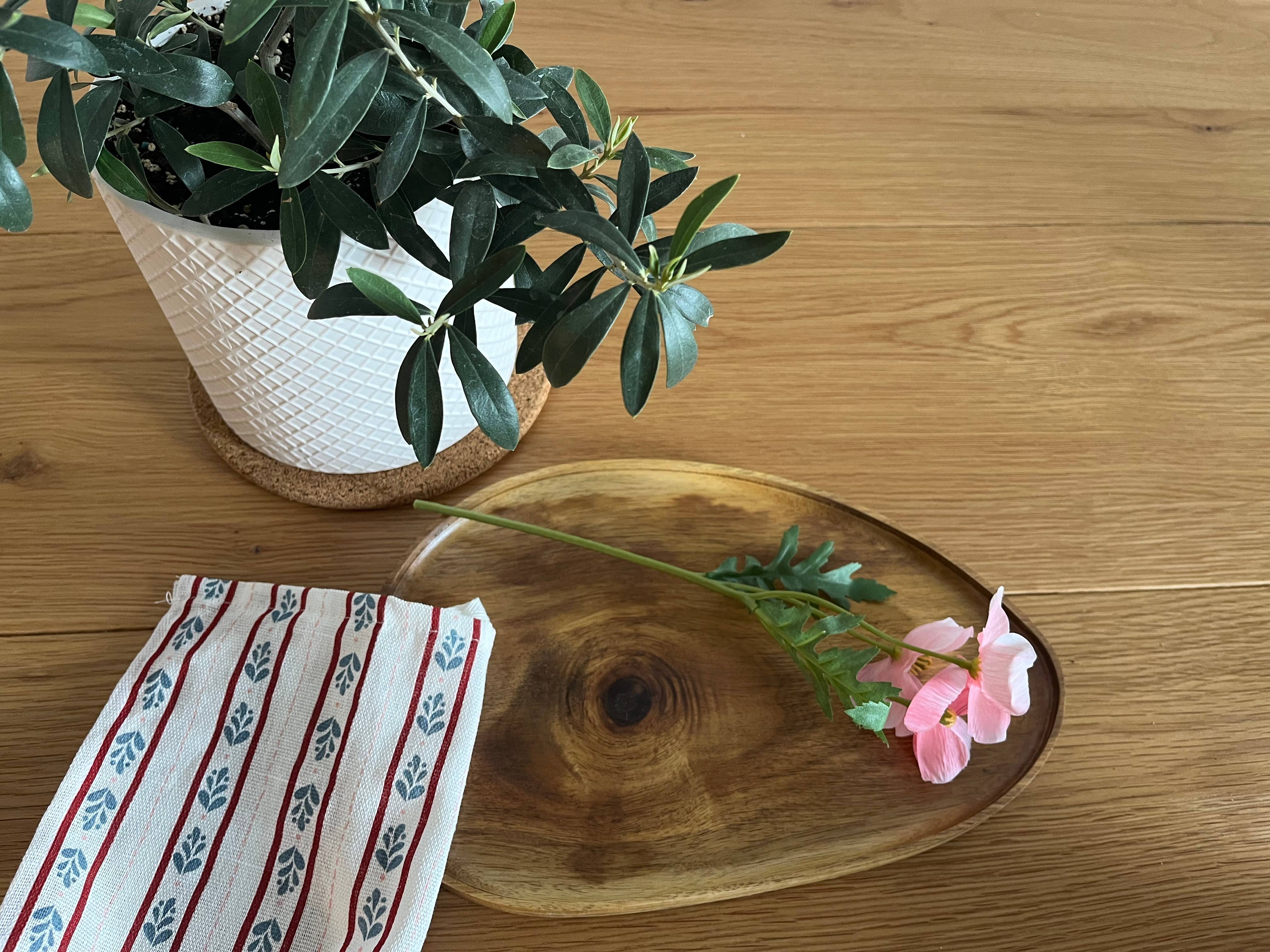 Coucou Bamboo - Wholesale Decorative Tray - Wooden Serving Tray - Handmade - Oval Tray5