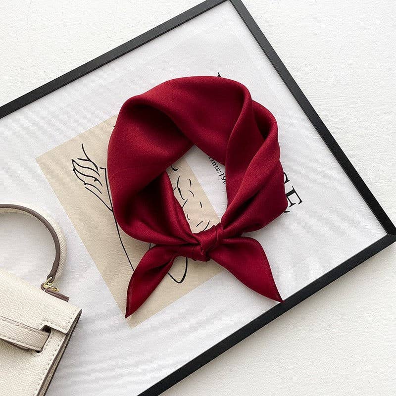 liqubit – wholesale Scarf – Women's – Thin Printed Small Handkerchief0