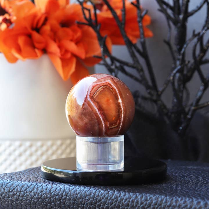 Natures Artifacts Inc – Engroshandel Spirituelle sten og krystaller – Carnelian Sphere - Ædelsten kugler