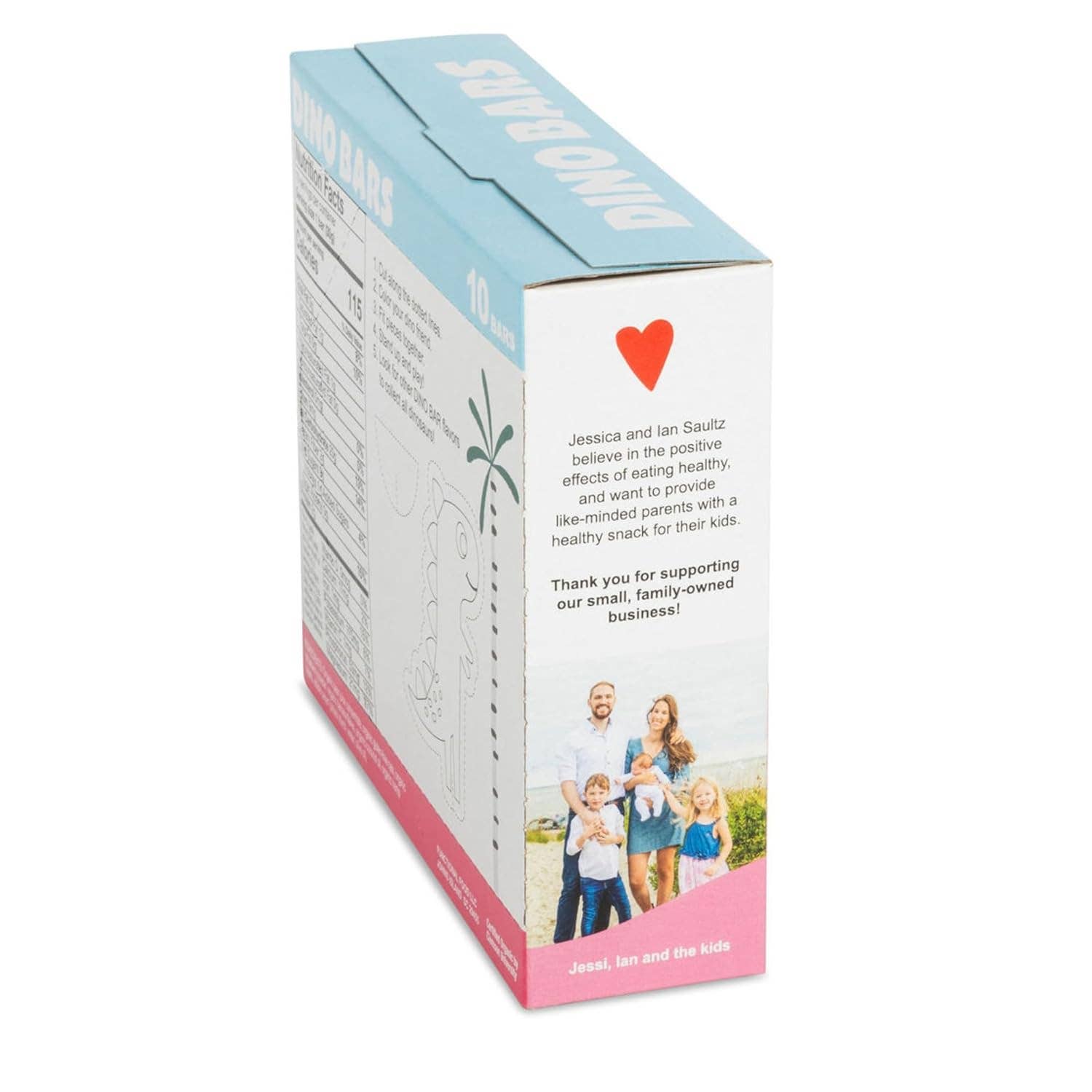 DINO BARS - Wholesale Snack Bar - DINO BARS Strawberry Bar | Retail Pack | 10 Unit2