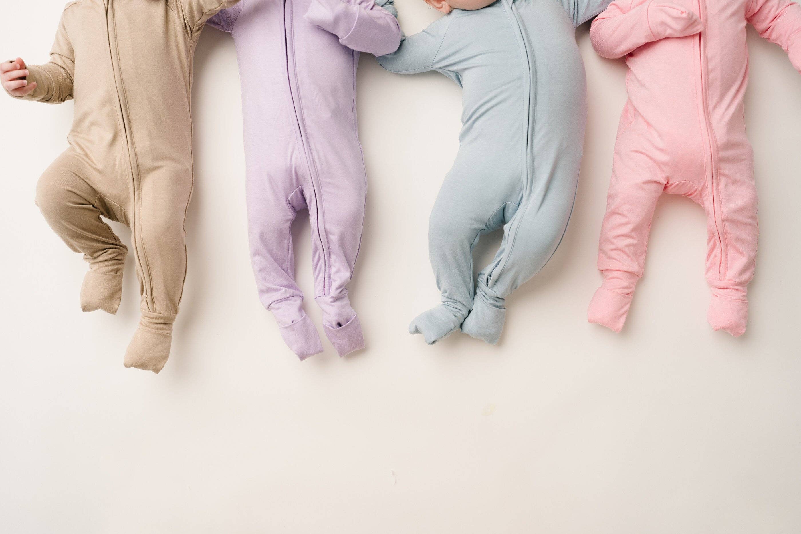 Little One Shop - Wholesale Sleepsuit - Baby - Sandstone Bamboo Sleeper1