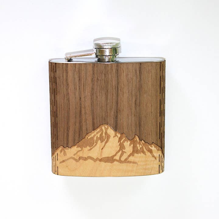 WUDN Handcrafted - Vente Flasque - Flasque en bois - Gamme Cascade (Mt. Boulanger)