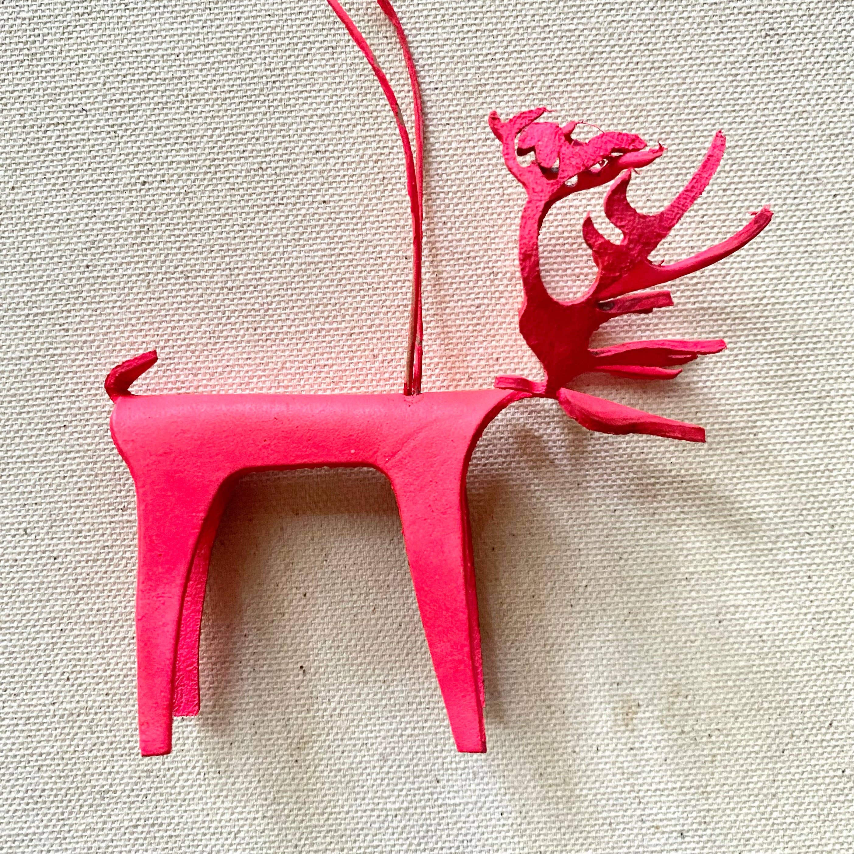 The Merchant Studio – wholesale Ornament – Leather Reindeer Ornament9