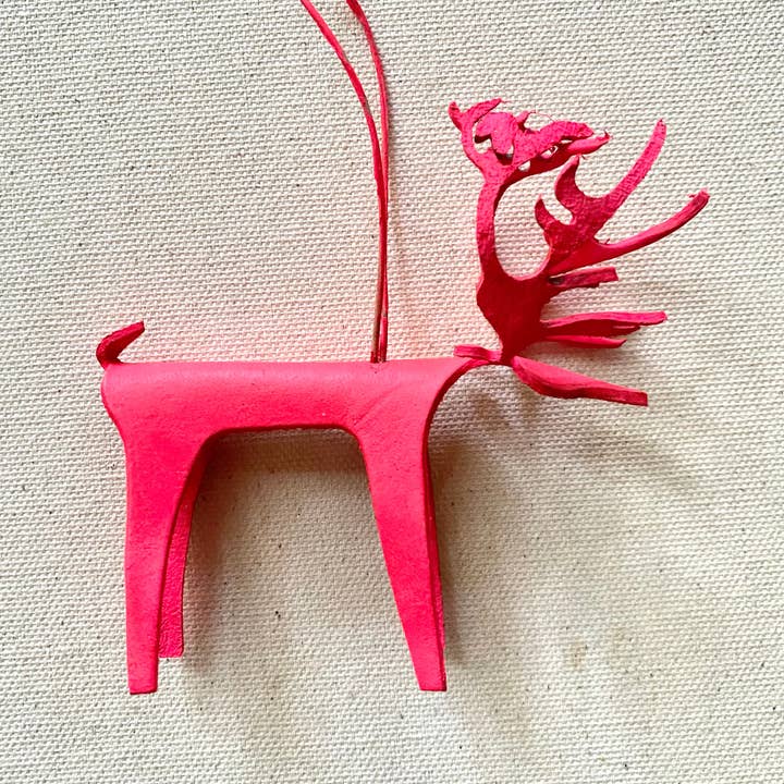 The Merchant Studio – wholesale Ornament – Leather Reindeer Ornament9