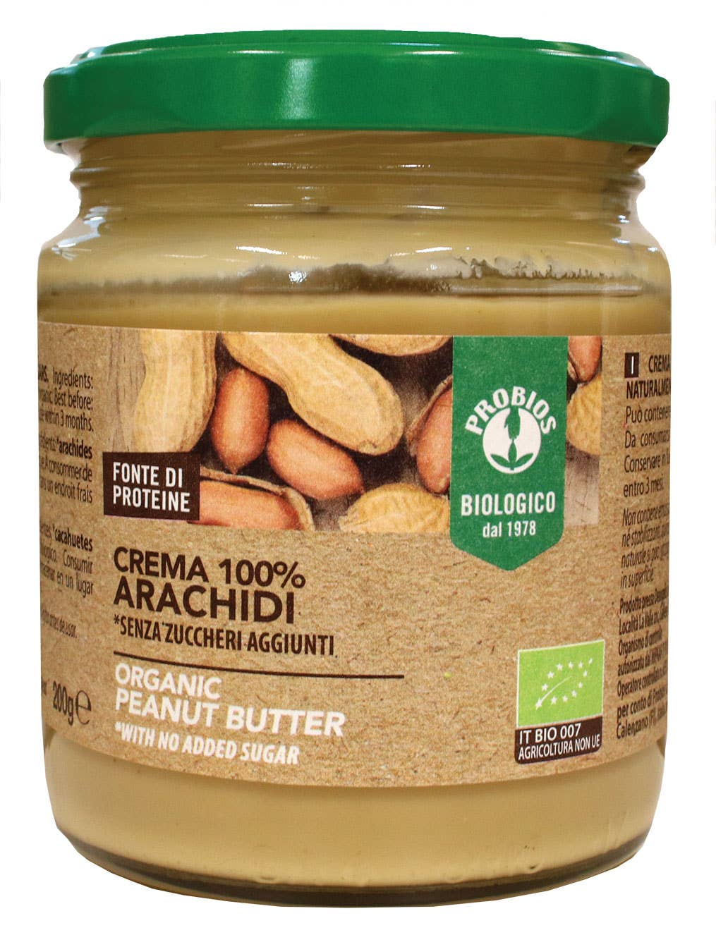 Probios - Wholesale Nut Butter - 100% roasted peanut spread0