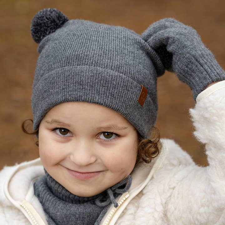 menique - Wholesale Beanie - Kids - Kids' Baby Beanie Knitted Merino & Cashmere9