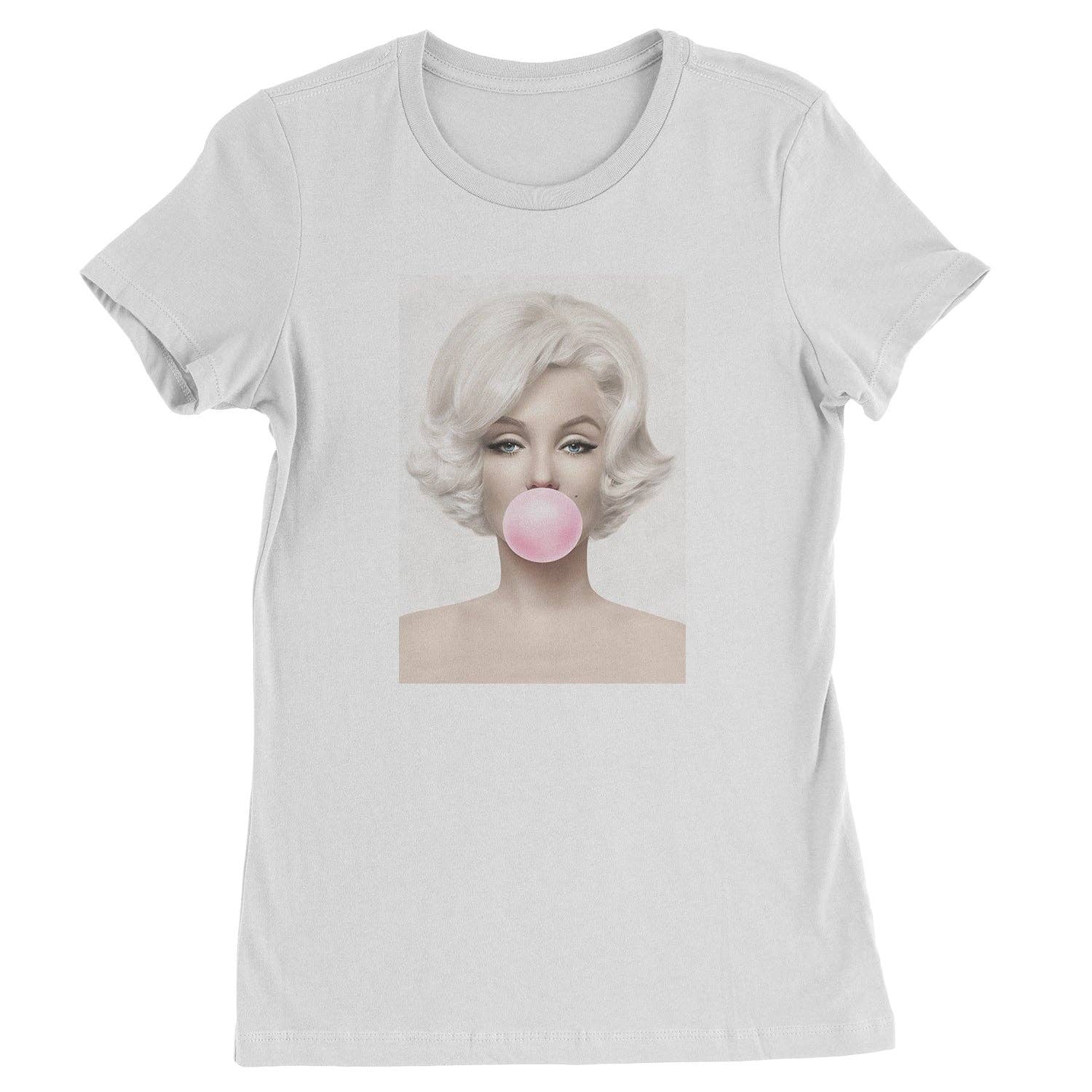 Expression Tees - Vente T-shirt sérigraphié – femme - T-shirt Marilyn Monroe Pink Bubble Gum pour femme8