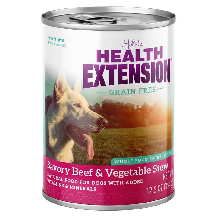 Grain Free Savory Beef Stew for wholesale by Health Extension Pet Care