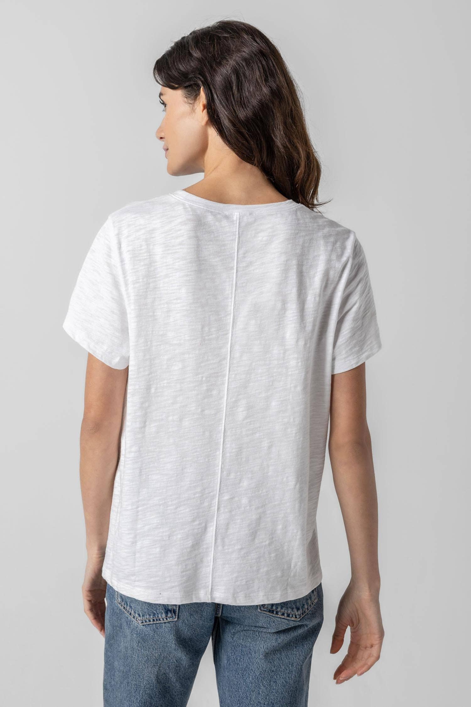 Boyfriend Tee - White for wholesale on Faire1