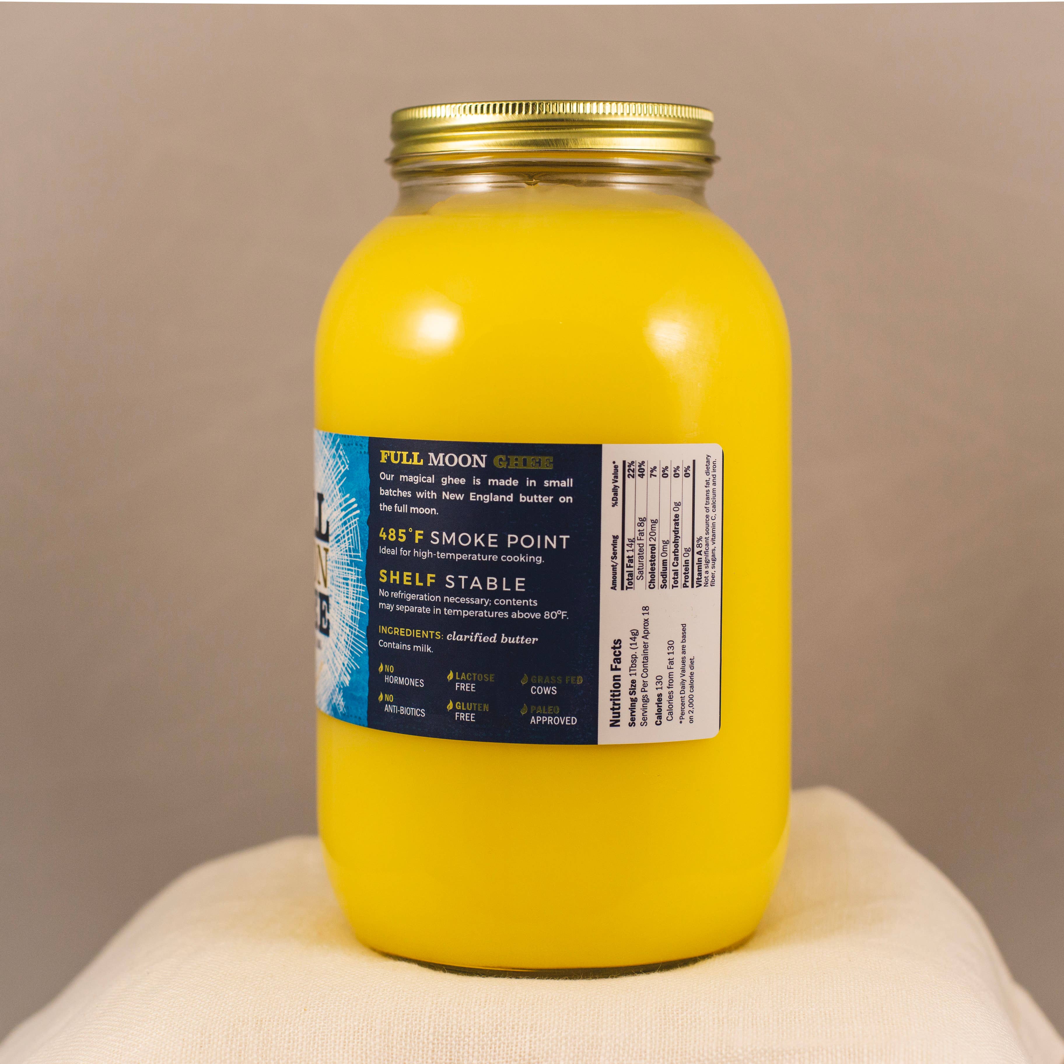 Full Moon Ghee - Wholesale Cooking Oil - Original Full Moon Ghee - 64 Oz2