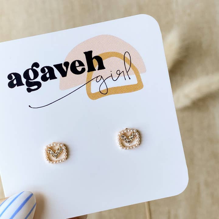 Agaveh girl - Wholesale Stud/Post Earrings - Faye5
